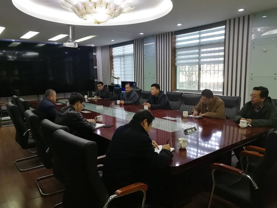 济南市长清区副区长丁勇来山东火博体育在线集团调研