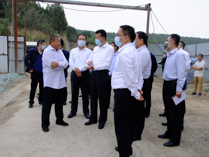 抓住项目不放松---王勤光到火博体育在线集团调研重点项目情况