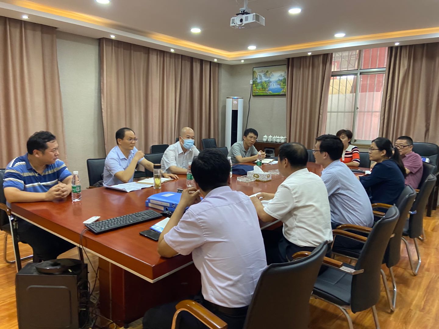 省总工会联合调研组来火博体育在线集团调研