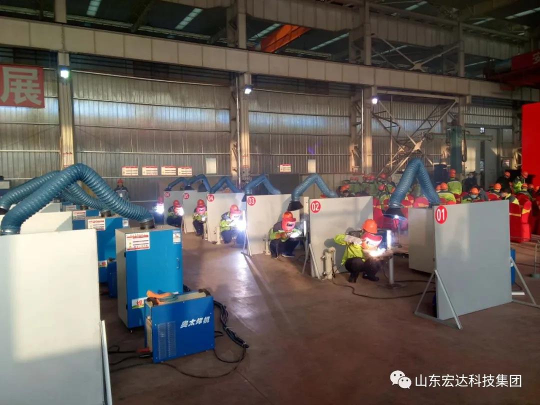 济南市长清区第五届职工焊接技能大赛在火博体育在线集团隆重举行