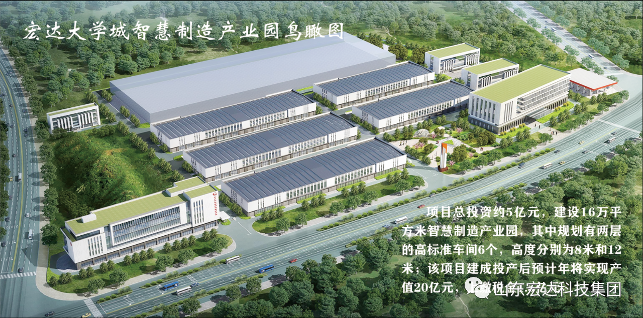 火博体育在线大学城智慧制造产业园鸟瞰图